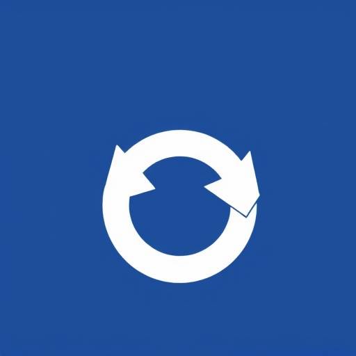 Icono de actualizaci贸n con flechas circulares